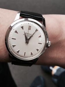 Vintage Old Doxa True Seconds Chezard Swiss Medico Wrist Watch For Pulsations