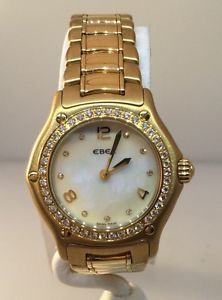EBEL 1911 18K YELLOW GOLD MOTHER OF PEARL & DIAMOND LADIES WATCH NEW!!!