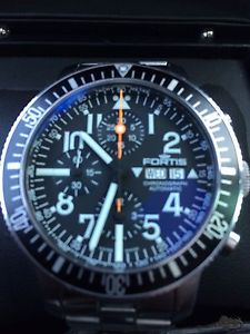Fortis B42 Chronograph Stahlband Top Zustand