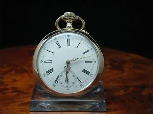 14kt 585 GOLD OPEN FACE TASCHENUHR