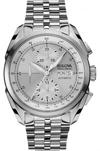 BULOVA ACCU-SWISS 63C120 Men's Automatic Chronograph Watch Stainless Steel Swiss