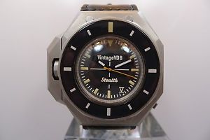 VINTAGE VDB STEALTH PROTOTYPE HANDMADE PIECE UNIQUE 47MM 2 STRAPS MILITARY