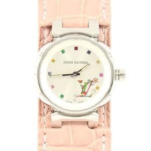Free Shipping Pre-owned LOUIS VUITTON Q12130 Tambour Limited Edition 500 Women