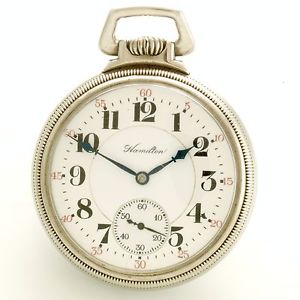 16 SIZE 23 JEWEL HAMILTON 950 RAILROAD POCKET WATCH CA1933 | SHARP & CLEAN!