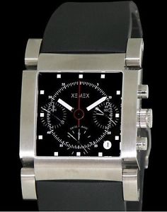 Xemex Swiss Made Avenue Chronograph Black 2350.09 - Brand New - Retail $4950.00
