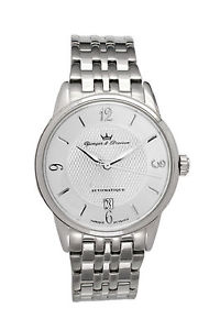 Yonger & Bresson Men's YBH 8343-02 M La Boissière Automatic Power-Reserve Watch