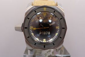 VINTAGE VDB P1070 12000M HANDMADE PIECE UNIQUE 47MM 3 STRAPS MILITARY TEST PIECE