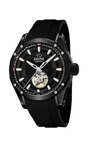 Jaguar Special Edition Montre Automatique Pour Hommes J813-1 PU-bracelet 44 mm