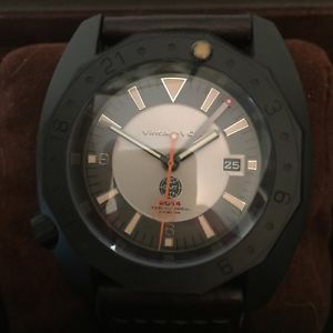 Vintage VDB 2014 Black Ceramic GMT LIMITED EDITION 46mm x 56mm watch.