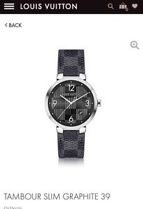 Louis Vuitton Watch With Receipt Men's Louis Vuitton Watch