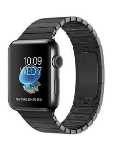 Apple Watch Series 2 42mm Space Black Stainless Steel Case-Space Black Link