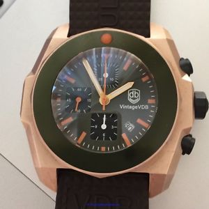 Vintage VDB Timer II  Bronze Chronograph LIMITED EDITION 55mm x 57mm watch.