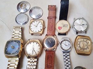 ZODIAC ASTROGRAPHIC CORSAIR OLYMPOS ALARM WATCHES, LOT OF 8 WATCHES