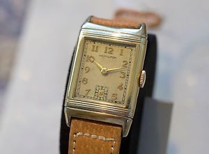 Vintage and Rare 1938 Hamilton “Otis” Gold Reverso Watch - Beautiful!