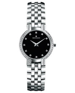 JUST IN! Movado Women's Swiss Faceto Stainless Steel Bracelet Watch