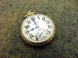 H1C Illinois BUNN SPECIAL Grade 161A 60hr. Elinvar 16s 21j Antique Pocket Watch