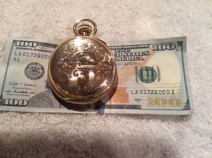 SOLID 14K GOLD WALTHAM POCKET WATCH  / STUNNING CASE  150+ GRAMS 91 w/o MOVEMENT