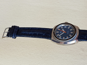 Vintage 70s BAUME & MERCIER Baumatic SKIN DIVER 200M ULTRA RARE watch sub rolex