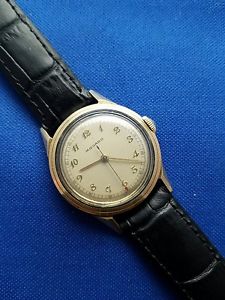 Vintage Rose Gold & Stainless Steel Arabic Dial Movado Watch