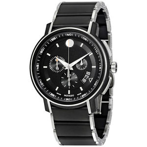 Movado Chronograph Black Dial St