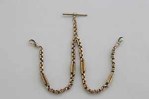 Victorian Albert 9ct Gold Fancy link c1900 28.6grams