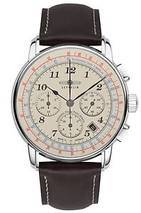 ZEPPELIN LZ126 Los Angeles Cronógrafo Crono Reloj Automático 7624-5