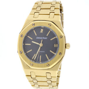 Audemars Piguet Royal Oak 18K Yellow Gold Grey Dial 35mm Automatic Watch