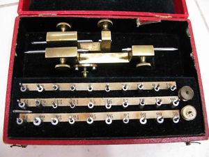 RARE coffret de fraises Ingold à arrondir 2 Rounding up tool Zahnradwälzmaschine