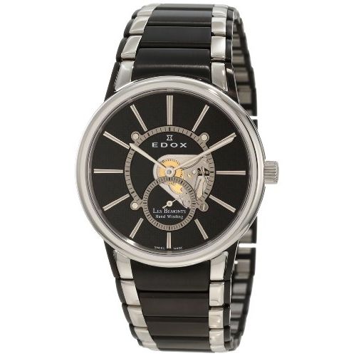 Edox Men's 72011 357N NIN Les Bemonts Hand Winding Stainless Steel Watch