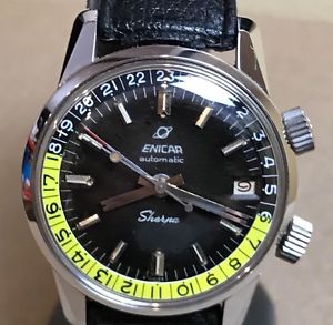 Vintage Enicar Sherpa GMT Compressor