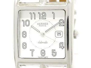 Polishd HERMES Cape Cod Double Tour Steel Automatic Mens Watch CC1.710 (BF113051