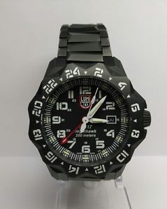 Luminox Air F-117 Nighthawk Quartz watch, Black, 44mm, 20 atm, GMT, XA.6422