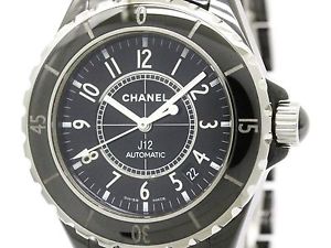 Polished CHANEL J12 Ceramic Automatic Mens Watch H0685 (BF300012)