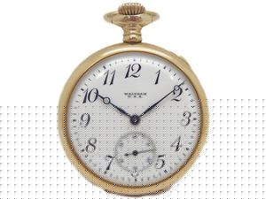WALTHAM K18 YG750 Pocket Watch Hand-Wound Y2271347