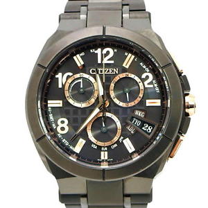 Auth CITIZEN Attesa Ref. H610-T019714 Solar Quartz Titanium Men's watch