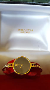 ZENITH MOVADO Museum ORO 18KT OROLOGIO donna VINTAGE SENSAZIONALE
