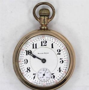 1915 Model 329 Southbend Studebaker Pocket Watch #18 Montgomery Dial, 21J