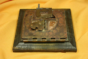 Reloj Solar artesanal sobremesa. S.XIX Solar clock handmade dessert