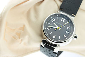 Auth Louis Vuitton Tambour Q1311