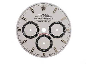 White Tritium dial Rolex Daytona ref. 16519 16520 new genuine quadrante trizio