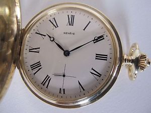 5A1043 GENÈVE14k solid gold pocket watch 日内瓦 实金 怀表