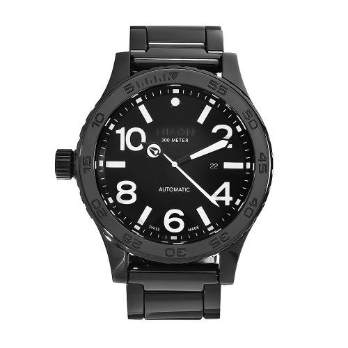 A148-001 Nixon Ceramic 42-20 Men's Watch - All Black, One Size