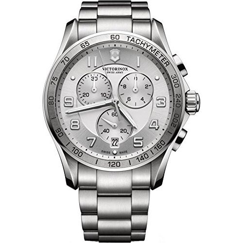 Victorinox Chrono Classic XLS 241654 Mens Chronograph Solid Case