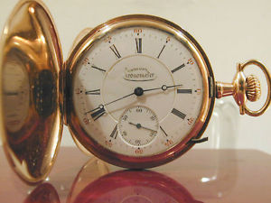 1911 Illinois 16s 23J Interstate Chronometer Sangamo RR Hunter Case Pocket Watch