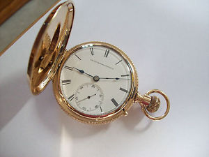 Scarce 18s Marion ( US Watch Co ) Fredrick Atherton 19 Jewel Hunter Pocket Watch