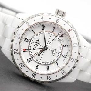 Free Shipping Pre-owned CHANEL J12 GMT 42mm Men's H212 Limited Edition 2000