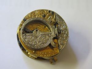 Verge Fusee Watch Movement