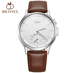 Women Leather Chain Quarz Watches Round Dial Wristwatch Casual