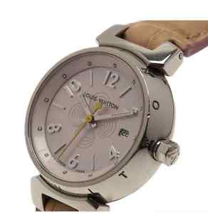 Authentic Louis Vuitton Tambour Ladies Flower Watch Quartz Q1216 28mm