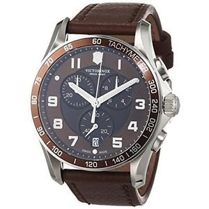 Victorinox Chrono Classic XLS 241653 Mens Chronograph Solid Case